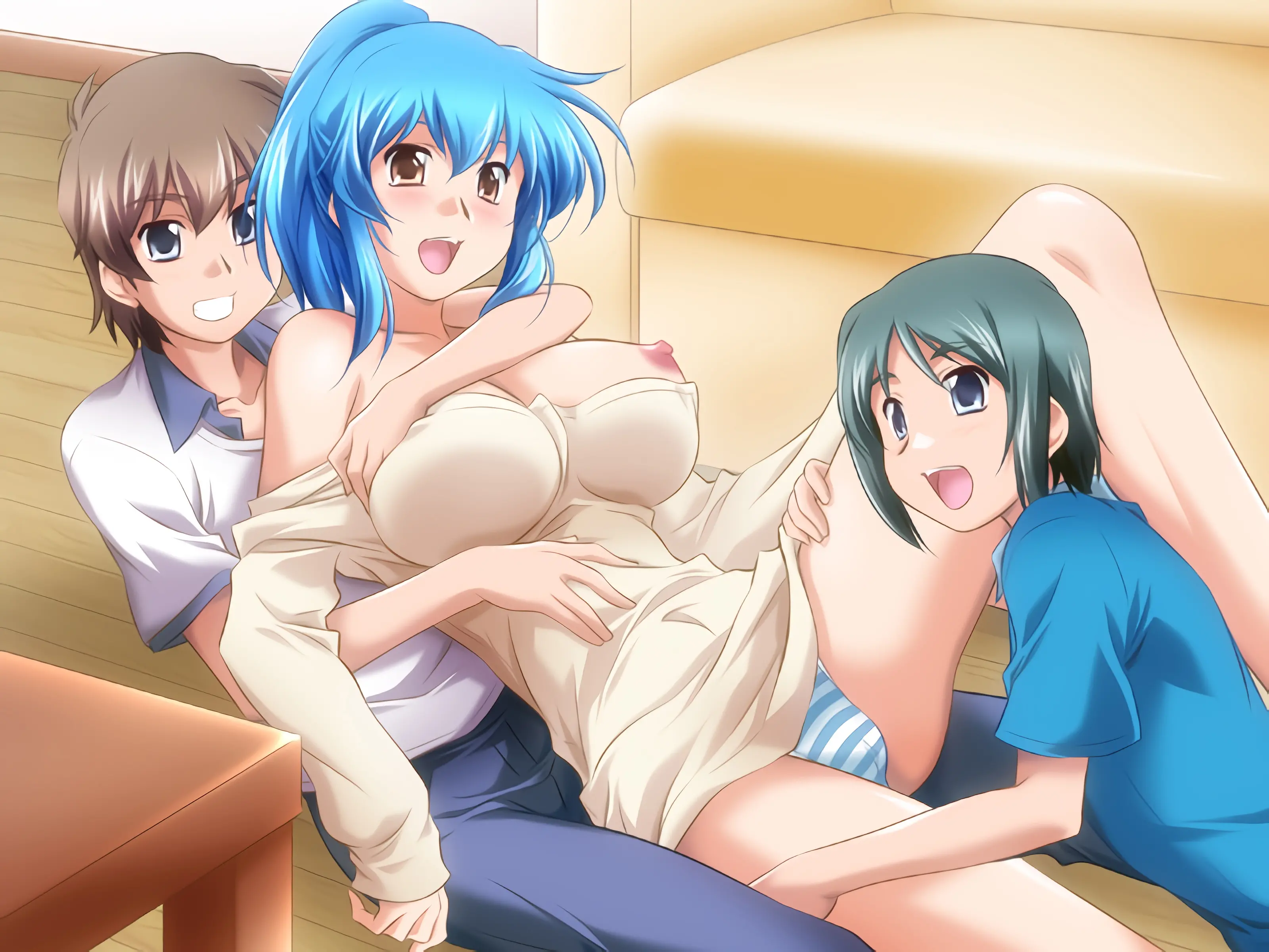 Toshishita Showtime 2 - Shinseki No Kyonyuu Oneechan Ni Motto Ecchi Na Itazura♪ | 연하 쇼타임2 - 친척 거유 누나에게 쫌 더 음란한 장난치기♪